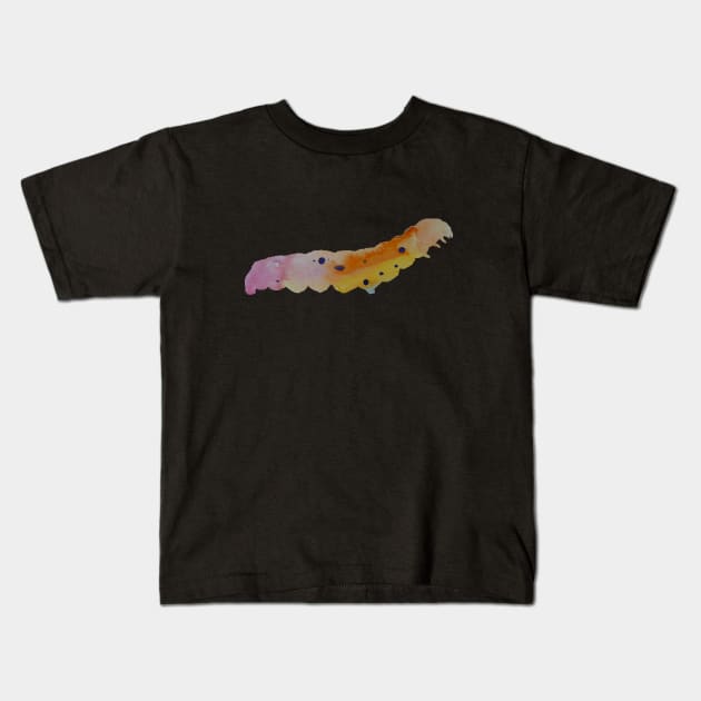 Caterpillar Kids T-Shirt by TheJollyMarten